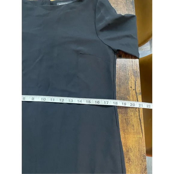 Banana Republic Ruffle-Cuff Button-Back Dress Sz4 - Picture 8 of 14